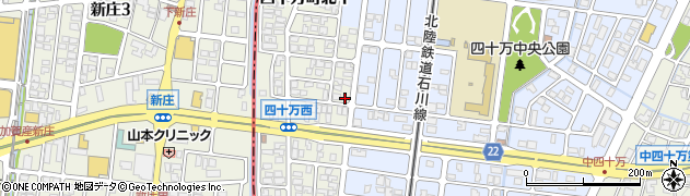 石川県金沢市四十万町北イ218周辺の地図