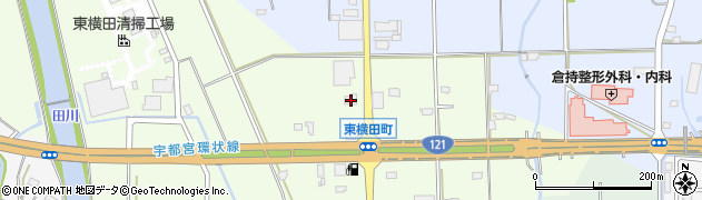 栃木県宇都宮市東横田町64周辺の地図