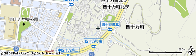 石川県金沢市四十万町北カ49周辺の地図