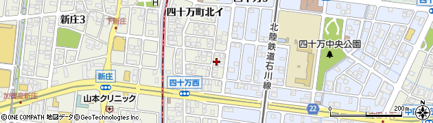石川県金沢市四十万町北イ212周辺の地図