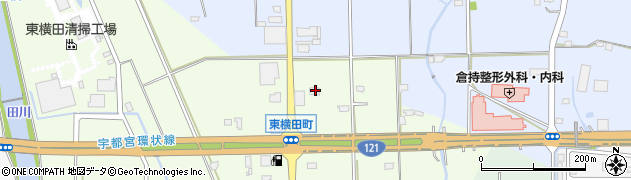 栃木県宇都宮市東横田町50周辺の地図