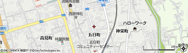 長野県大町市大町五日町2608周辺の地図