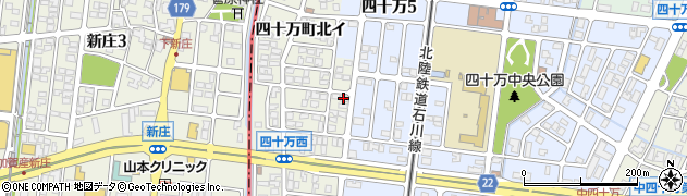 石川県金沢市四十万町北イ210周辺の地図