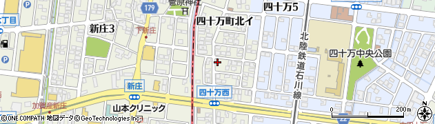 石川県金沢市四十万町北イ237周辺の地図