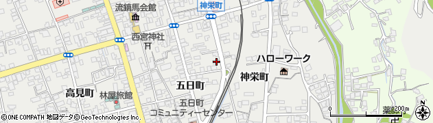 長野県大町市大町五日町2613周辺の地図