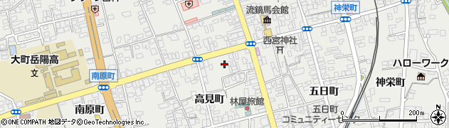 長野県大町市大町3348周辺の地図