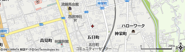 長野県大町市大町五日町2603周辺の地図