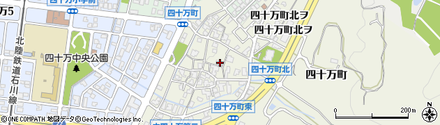石川県金沢市四十万町北カ56周辺の地図