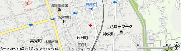 長野県大町市大町五日町2604周辺の地図
