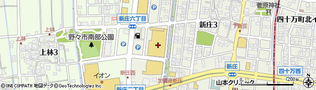 ホームセンタームサシ金沢南店周辺の地図