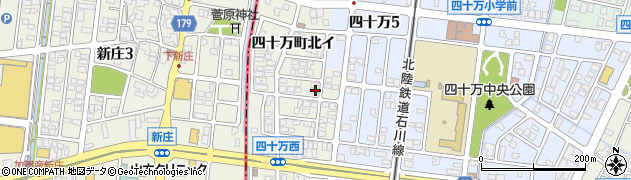 石川県金沢市四十万町北イ242周辺の地図