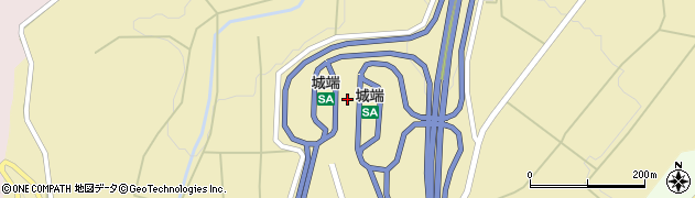 デイリーヤマザキ城端ＳＡ店周辺の地図