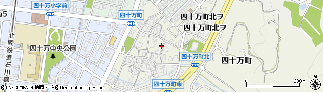 石川県金沢市四十万町北カ57周辺の地図