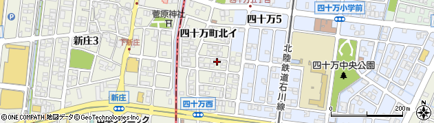 石川県金沢市四十万町北イ244周辺の地図