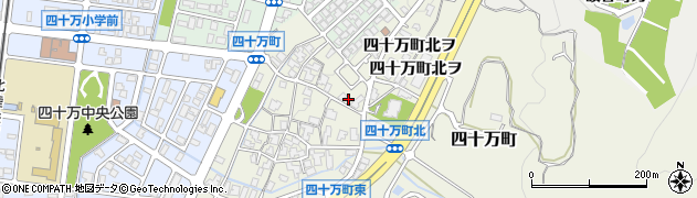 石川県金沢市四十万町北カ83周辺の地図