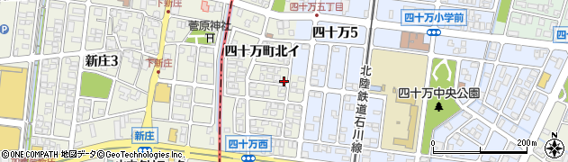 石川県金沢市四十万町北イ252周辺の地図