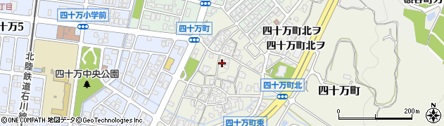 石川県金沢市四十万町北カ61周辺の地図