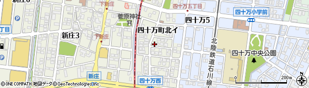石川県金沢市四十万町北イ248周辺の地図