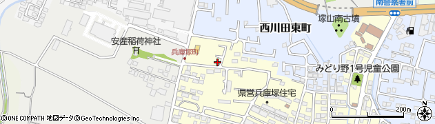 兵庫塚1号児童公園周辺の地図