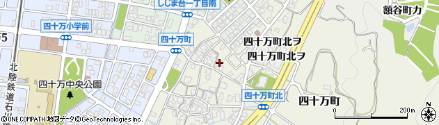 石川県金沢市四十万町北カ78周辺の地図