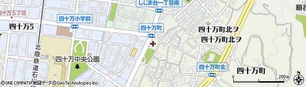 石川県金沢市四十万町北カ122周辺の地図