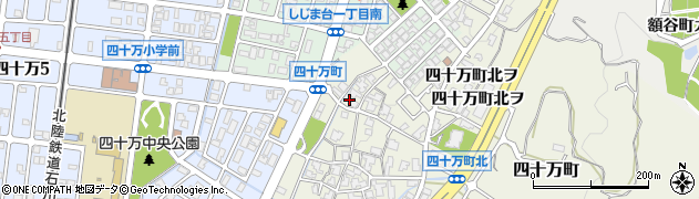 石川県金沢市四十万町北カ68周辺の地図