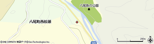 富山県富山市八尾町西松瀬508周辺の地図