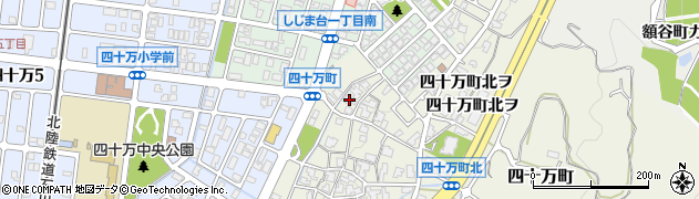 石川県金沢市四十万町北カ69周辺の地図