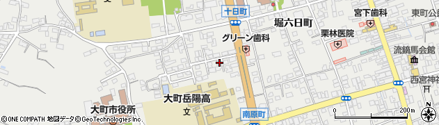 長野県大町市大町十日町3985周辺の地図