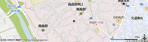 茨城県日立市南高野町周辺の地図