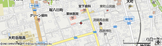 長野県大町市大町4077周辺の地図