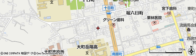長野県大町市大町十日町3992周辺の地図