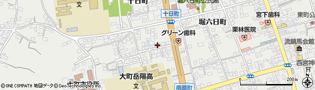 長野県大町市大町3996周辺の地図