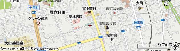 長野県大町市大町下仲町4076周辺の地図