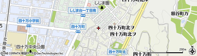 石川県金沢市四十万町北カ95周辺の地図