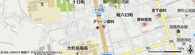 長野県大町市大町十日町4004周辺の地図