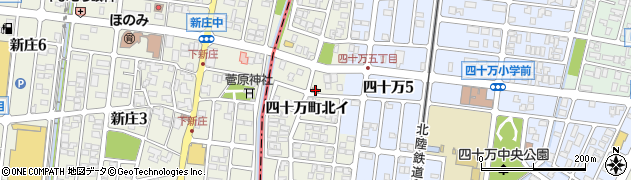 石川県金沢市四十万町北イ90周辺の地図