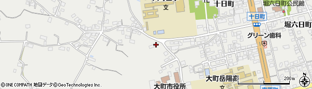 長野県大町市大町北原町3925周辺の地図
