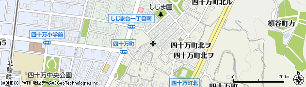 石川県金沢市四十万町北カ96周辺の地図