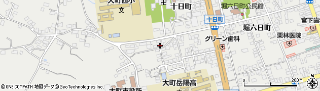 長野県大町市大町十日町4799周辺の地図