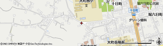 長野県大町市大町北原町3924周辺の地図