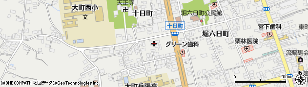 長野県大町市大町3990周辺の地図