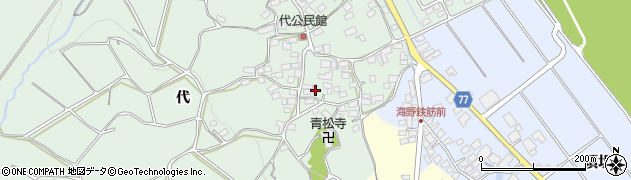 長野県千曲市八幡代6705周辺の地図