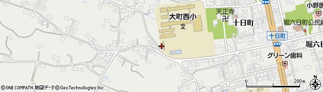 長野県大町市大町4812周辺の地図