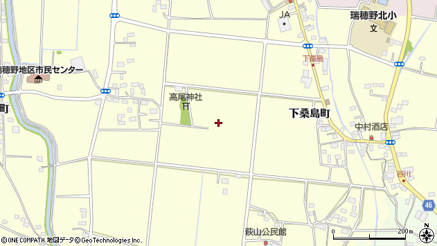 〒321-0914 栃木県宇都宮市下桑島町の地図