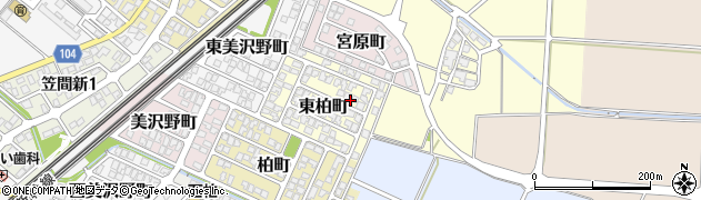 石川県白山市東柏町周辺の地図