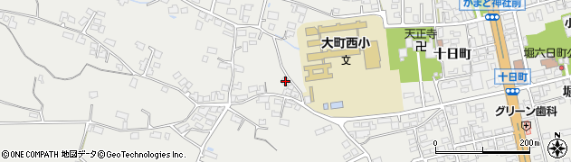 長野県大町市大町北原町4828周辺の地図