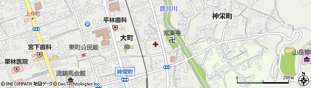 長野県大町市大町1045周辺の地図