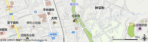 長野県大町市大町下白塩町1042周辺の地図