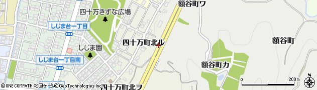 石川県金沢市四十万町北ル周辺の地図